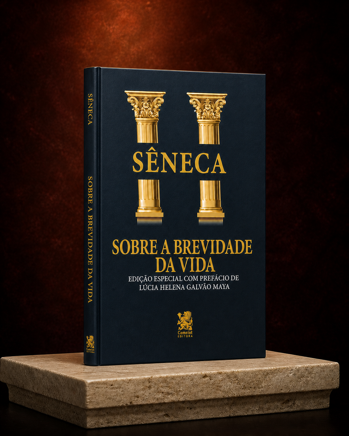 Capa do livro Sobre a Brevidade da Vida, de Sêneca